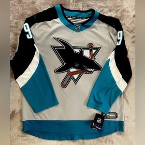 Fanatics Mens NHL San Jose Sharks Evander Kane #9 Breakaway Jersey Size XL New